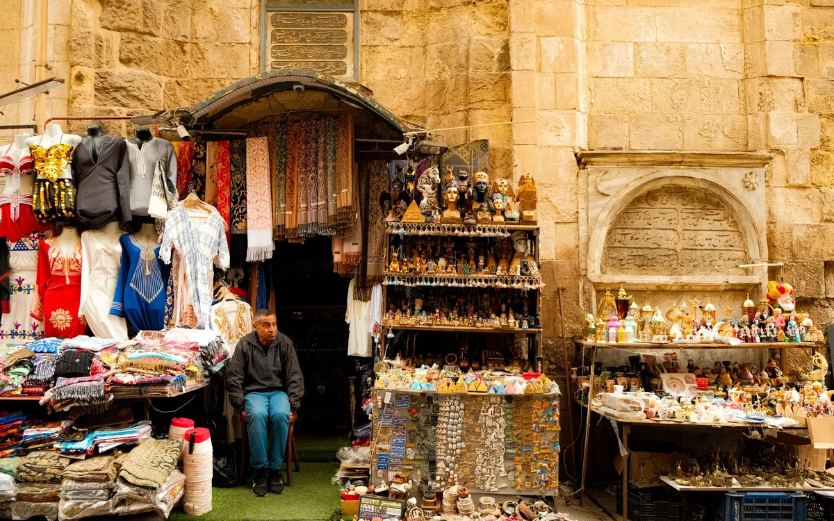 The Khan el-Khalili bazaar