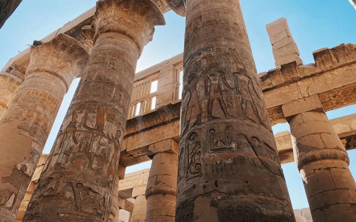 Columns of Karnak Temple