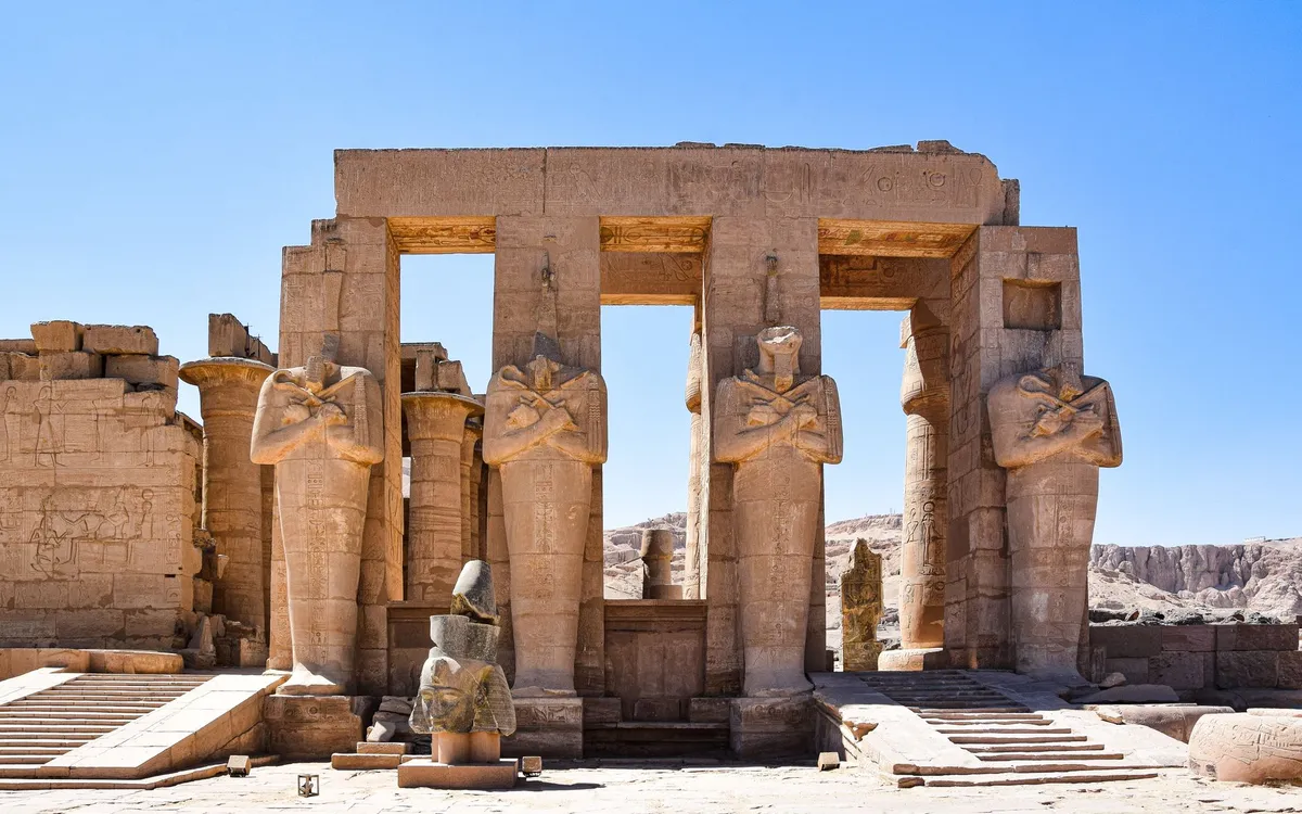 The Ramesseum at Luxor