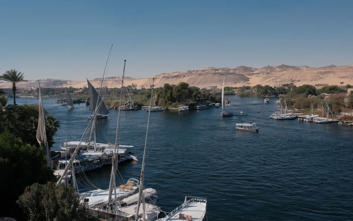 Sunset over the Nile